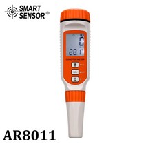 토양 수질 수분 농도 EC tds ph 전도도 염도 측정기 meter 메타 계 184, ar8011, 1개