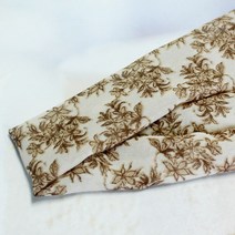 곱창고무줄 헤어밴드 만들기 재료 쉬폰 재봉 원단 (폭5cm 길이2.7m) - 총10종류, 8.드류-아이보리 (2.7m)