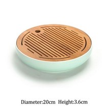 차선 차통 다구세트 휴대용 다도 트레이 중국 찻잔 차 도자기 대나무 차 트레이 배수 물 저장 쿵푸 차 세트 룸 보드 테이블 중국 차 컵 의식 도구 차 세트, Option7