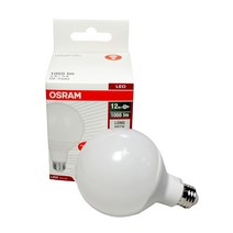 오스람 LED 볼전구 8W 12W 15W, 1개, 12W 주광색 롱넥