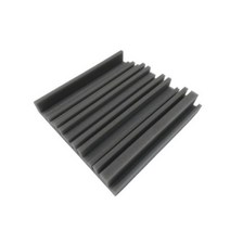 방음판 흡음 자재 음악실 흡음재 개 스튜디오 음향 방음 폼 웨지 보호 스폰지 흡수 처리 패널, 12PCS, grey