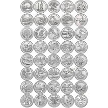 기념주화 가상화폐 비트코인 굿즈 미국 20132021 국립 공원 기념 동전 25 센트 원래 미국 미국 동전 수집, [03] 2015 2630th 5 PCS
