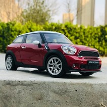 윌리 1:24 미니 쿠퍼 S Paceman 다이캐스트 자동차 모형, 빨간색
