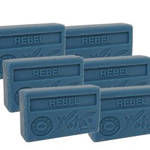 Soap house 솝 하우스 친기농 아르간 오일로 만든 프랑스 비누 Rebel Fragrance 100g 6개입 -영국직송