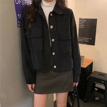 기본 자켓 여성화물 새로운 Streetwear 간단한 자른 디자인 모든 경기 대학 넓은 waisted 숙녀 의류 Ins 매