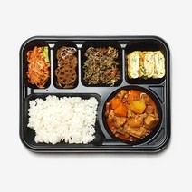 더팩컴퍼니 다회용 식판도시락 벌크포장(박스) 350개 뚜껑없음, 1박스
