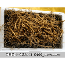 천생삼 산양산삼 못난이 파지삼 5~6년근 B급 50g 산삼 산양삼 장뇌삼, 200g(100~140뿌리), 1개
