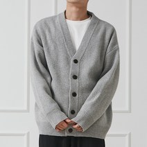 더제이엘 / 램스울 헤비 따뜻한 오버 니트 가디건