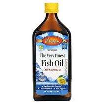 칼슨 노르웨이산 피쉬 오일 레몬 맛 500ml(1600mg), 3병, 500ml