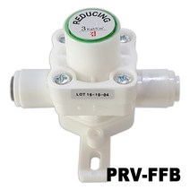 정수기피팅 감압밸브 부착용 1/4인치 3/8인치 PRV-FFB 유압조절 정수기부품 부자재, 감압밸브1/4부착용