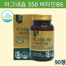 비타민하우스 마그네슘350+비타민B6 (1100mg X 90정) 3개월분 1상자, 90정 2개