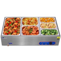 반찬가게 온장고 반찬 국 온장고 셀프바 뷔페 국 한식, B4세면대5개(뚜껑이있는두툼한가장자리상자)표준