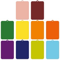 토탈하우스 하나리빙 바이오슈어 DIC 컬러도마 항균도마 양면도마 시트도마 슬림도마 (색상 10종 1선택), 주황색