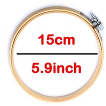 10-40cm 미니 나무 자수 크로스 스티치 후프 키트 링 프레임 대형 바느질 도구 스레드 치실 타래, 03 15CM