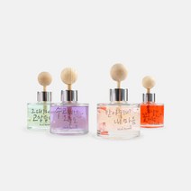 오토반 오토반 허브타임 플라워 차량용 디퓨저 120ml 체리 아쿠아 라벤더 코튼, 다우니코튼