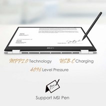 MSI Summit E13 Flip Evo 프로페셔널 노트북: 13인치 IPS-레벨 터치 스크린 인텔 코어 i7-1185G7 Iris Xe 16GB RAM 512GB NVM, 단일, 단일