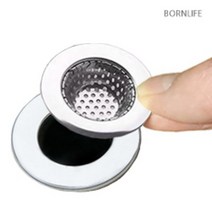 BORNLIFE 욕조 머리카락 거름망, 1번-XS사이즈(외경5.5cm), 1개