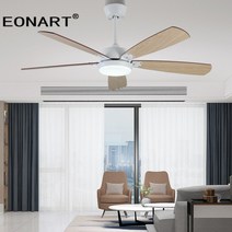 천장선풍기 실링팬 천정선풍기 52inch led 램프 지붕 조명 현대 실내 킹스코아, c lmap이 있는 흰색, 52인치, 100-130v