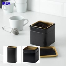 [무료배송]이케아온라인몰 BLOMNING 틴케이스 설탕 차 커피 빈 원두, 커피/차 틴 소