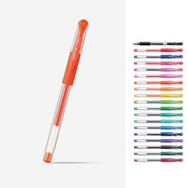 유니볼 시그노 DX 0.28 0.38 0.7 낱개 1개 UM-151 캡식, UM_151_0.38_만다린오렌지(38)