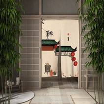 중문커튼 방풍 비닐 커튼 자석형 방한문 중문일본 분할 행잉 도어 커튼 잉어 프린트 푸 파티션 주방 침실, 13 CLX00327_04 80x130cm