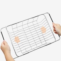 스텐 식기건조대 길이조절 그릇건조대 부착형 설거지 싱크 주방정리 살균 물빠짐 선반걸이