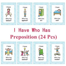 엄마랑 영어공부카드 전치사 번호 카드 게임 몬테소리 유아 장난감, Preposition