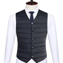 겨울 슬림정장 조끼 베스트 빅사이즈 비즈니스 슬림 남성 웰론 패딩