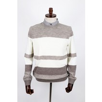 브렌우드 베이지 그라데이션 이노버 셔츠 니트 BEX