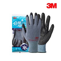 3M 슈퍼그립 윈터 겨울 기모 코팅작업장갑, M, 슈퍼그립 윈터 5개입