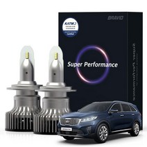 합법인증 브라비오 터미네이터 SP 올뉴/더뉴쏘렌토 (14~20년) 전용 LED 헤드라이트 전조등 전구 H7-A타입 (자동차검사통과)