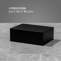 디피용 사각 테이블 피규어 디스플레이 전시대 거실 스튜디오 진열대, 스몰 블랙 우드