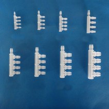 튜브 호스 커넥터 5-way 매니폴드 피팅 PP [튜빙 플라스틱 다채널 manifold 연결관 콘넥터], MF-5W95(10개/팩)