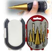 소형 탁상 밀링머신 서프파이프 선반가공 탁상바이스 밀링기 6pcs 단계 드릴 비트 톱 드릴 비트 세트 티타늄 밀링 커터 4-12 4-20 4-32mm 3 6 8mm 목공 금속, 상자 포함