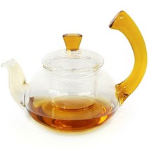 [따끈상품] 꽃차 티포트 다기 노랑색다관 티팟 300ml, 단일옵션