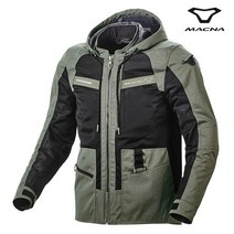 마크나 치녹 자켓 1653316 / MACNA CHINOOK JACKET / 오토바이 후드 자켓 / 보호대 내장 투어링 라이더자켓, XL, GREEN/BLACK(410)