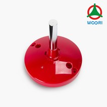 우리방재산업 화재 열 연기 방수형 차동식 감지기, 방수형 차동식 감지기 + 백플레이트 포함