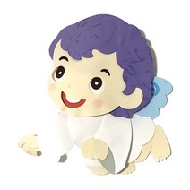 천사 보라 POP 칼라팬시페이퍼 모형 환경꾸미기교육자료어린이집게시판꾸미기교실꾸미기환경미화게시판학급환경판, 단품
