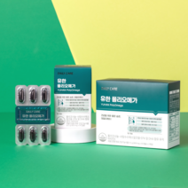 유한양행 유한 폴리오메가 60캡슐 2개월분 쿠바산 폴리코사놀 10mg rtg 초임계 알티지 오메가3 식물성 캡슐 제품
