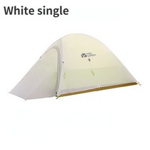 천막 가림막 축제 캐노피 행사 야외 Mobi Garden야외 캠핑 12 인용 텐트 초경량 20D 실리카 젤 알루미늄 막대 방풍 방수 경량 라이딩천막 라이딩, White single 3