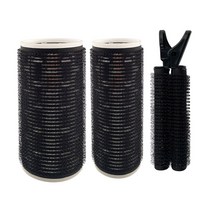 파인듀 헤어롤 앞머리 구르프 뿌리볼륨 집게 3종, 블랙