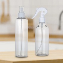 다용도 분무 미스트 트리거 건 스프레이 공병 300ml 화이트 2개