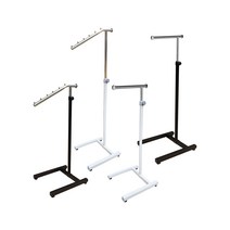 코끼리행거 ㄱ자 매장용 미니 철재 행거 PMN2801, 2801 경사형 코끼리행거, 백색