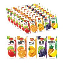 델몬트 포도 파인애플 오렌지 사과 망고 190ml 24팩 48팩, 사과 포도 (24팩   24팩)