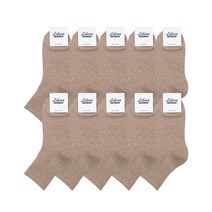 [리베라] 여성용 / 주니어 하프밴드 양말 무지 컬러 메란지 학생 양말 19종 컬러 10족 세트