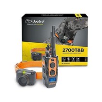 Dogtra 도그트라 2700T&B 롱 레인지 1마일 1개 훈련 & 비퍼 원격 개 E-칼라 고지 포견용, Black / Orange, Black / Orange