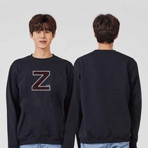 예쁜옷 Z 영문 맨투맨 후드티