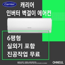 인버터 캐리어벽걸이에어컨 6평형DRCD061FASSWD [서울 인천 경기 천안 아산 평택 대전만 가능] 가정용업소용 실외기포함 오늘에어컨