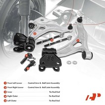 APremium 6피스 전면 서스펜션 키트 하단 컨트롤 암 내부 외부 타이 로드 엔드 포드 포커스 20122018 CMax 20132018 K622753 K622788 EV8008