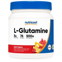 뉴트리코스트 L-글루타민 500g 푸룻펀치, 1개